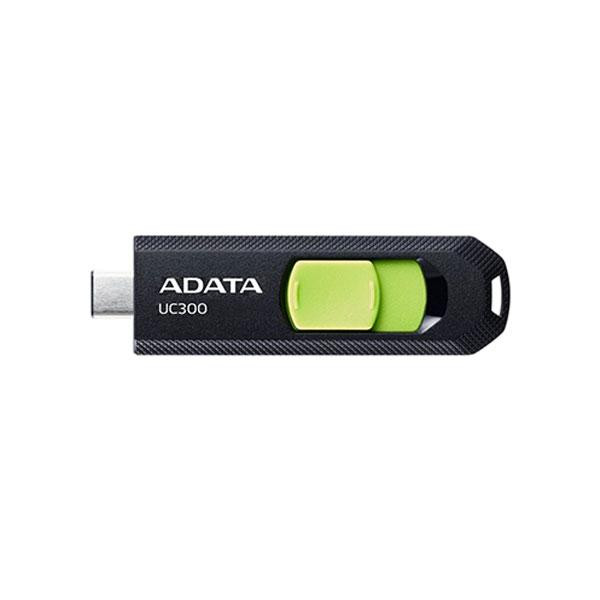 Флешка Adata USB-C 256Гб чорна/зелена Київ - фото 4