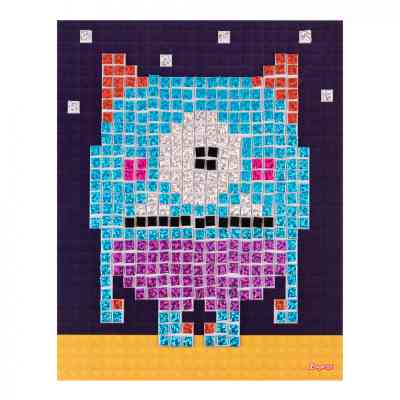 Набір для творчості 1 вересня Піксельний Монстрик Аплікація стікерами з фоамірану ЕВА (954582) Вінниця