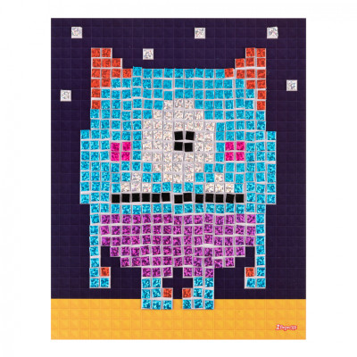 Набор для творчества 1 вересня Пиксельный Монстрик Аппликация стикерами из фоамирана ЭВА (954582) Винница - изображение 3