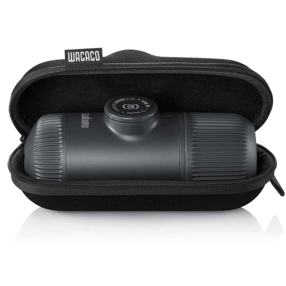 Эспрессо-кофеварка Wacaco Nanopresso 18 бар 80мл с чехлом Серый Винница - изображение 6