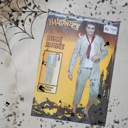 Костюм на Хелловін чоловічий Зомбі різнобарвний XL Київ