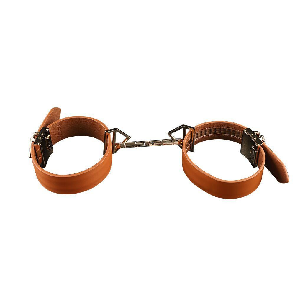 Наручники LOCKINK Wristcuffs/Anklecuffs Brown Set Sex Aura Київ - фото 5