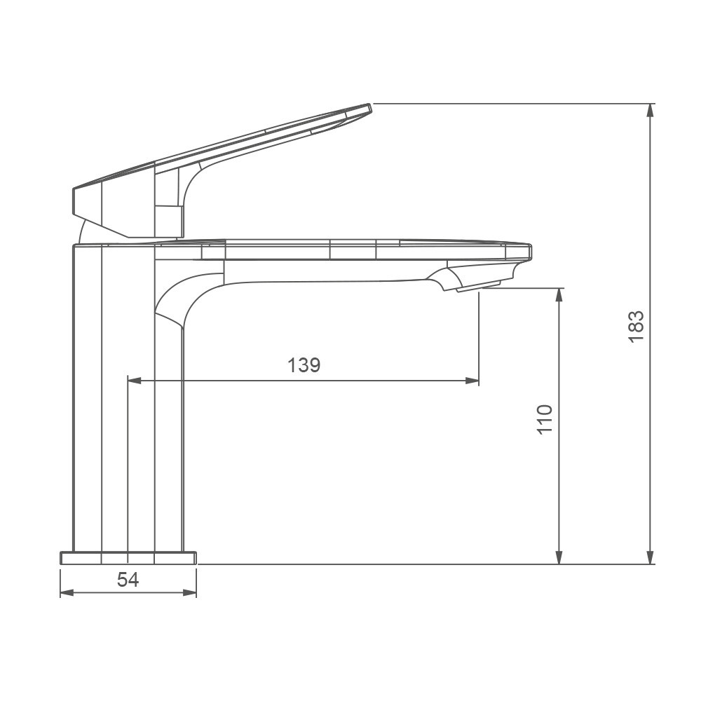Смеситель для умывальника GAPPO G1028-9, графит Киев - изображение 8