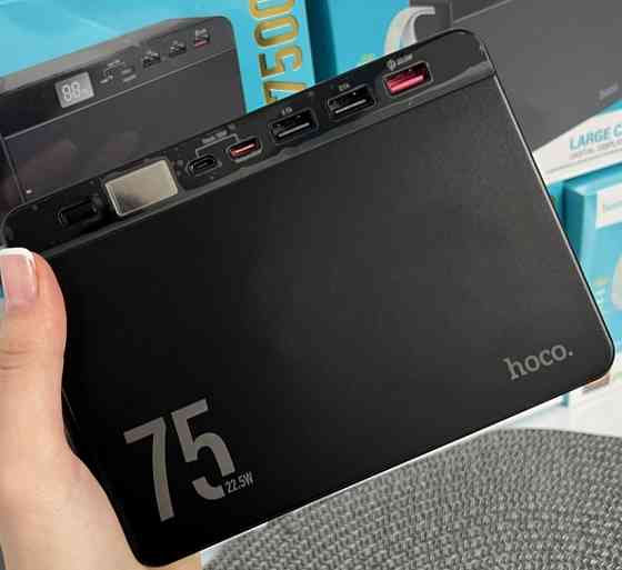 Power bank Hoco 75 000 mah/Портативний акумулятор J94 Overlord 22.5w. Киев
