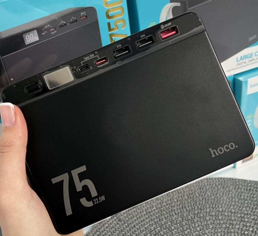 Power bank Hoco 75 000 mah/Портативний акумулятор J94 Overlord 22.5w. Киев - изображение 1