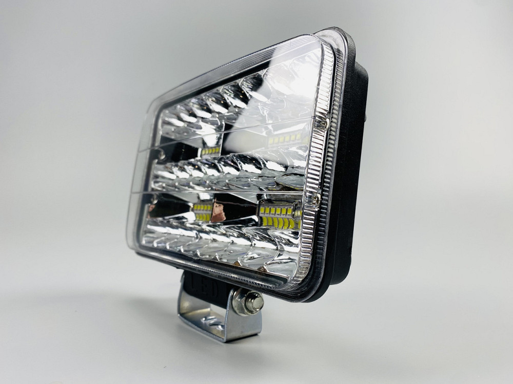 Прямокутна LED фара 144 Вт 48 світлодіодів з чіпами 3030, ближнє + дальнє автомобільне світло Мукачево - фото 6