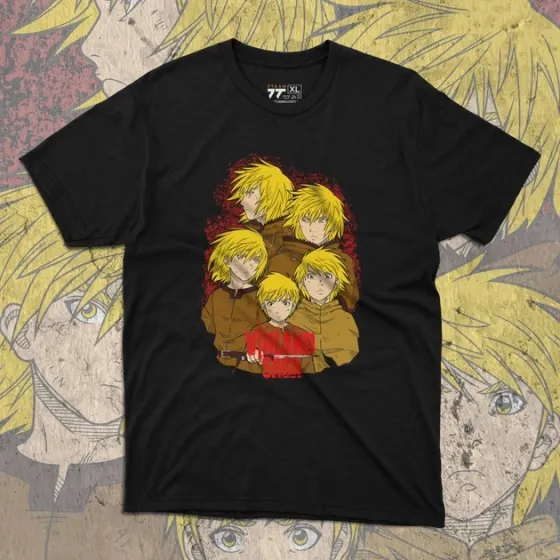 Футболка для подростка мальчика с принтом Сага о Винланде 2 Размер 160 Anime10572 Днепр