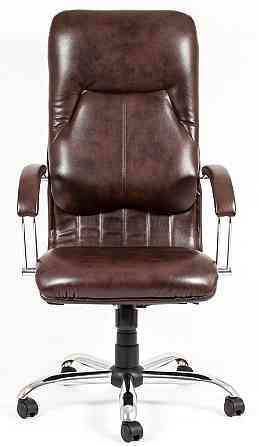 Офисное Кресло Руководителя Richman Nicosia Titan Dark Brown Хром М1 Tilt Коричневый Днепр