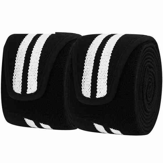 Бінті на коліна RDX K2 GYM Knee Wrap Black Кам'янське