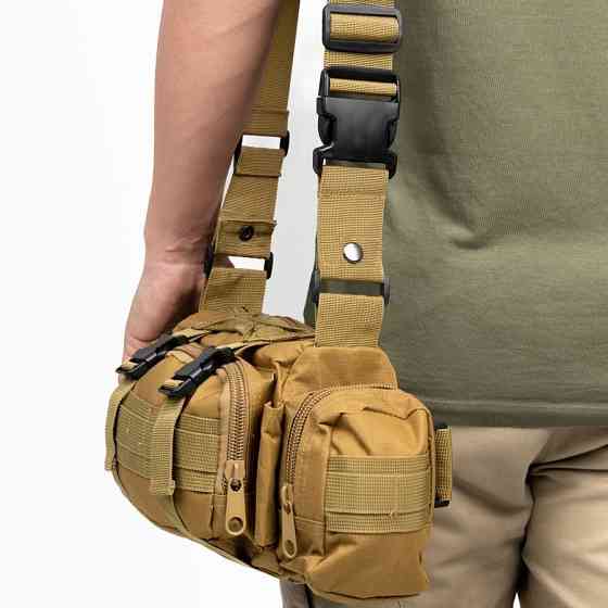 Сумка - подсумок тактическая поясная Tactical военная, сумка нагрудная с ремнем на плечо 5 NE-937 литров Киев