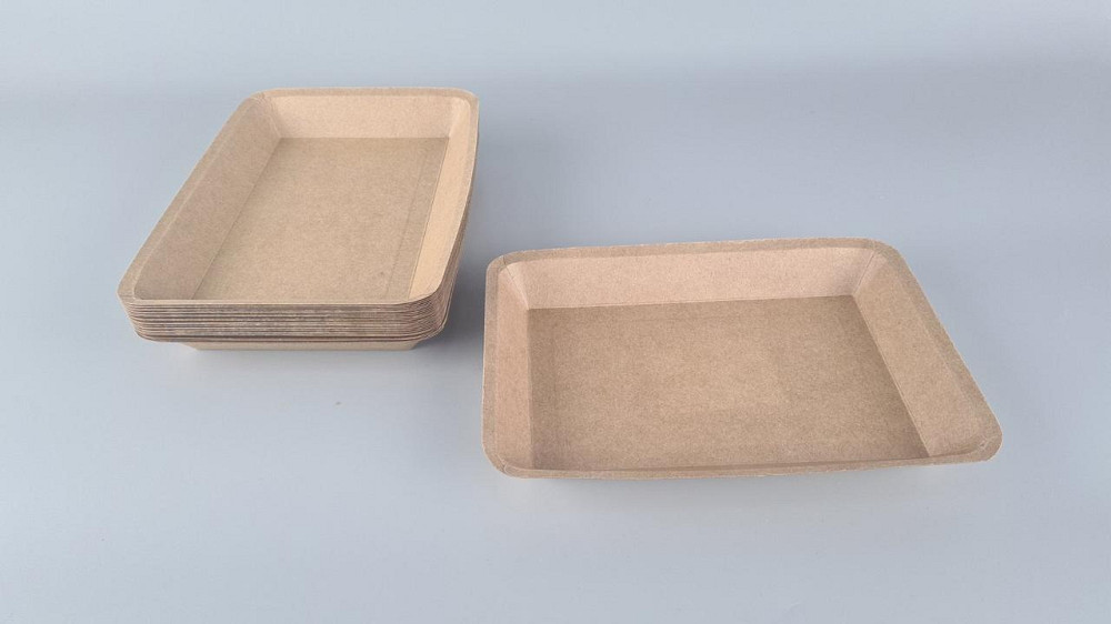 Лоток з харчового картону "KRAFT" 550 мл 250 *175*25 (25 шт) Харків - фото 1