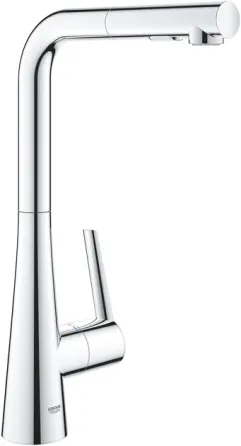 Змішувач для кухні з висувним виливом Grohe Zedra 32553002 Київ