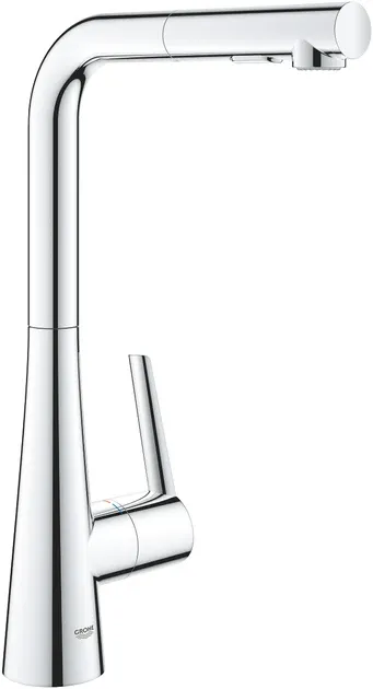 Змішувач для кухні з висувним виливом Grohe Zedra 32553002 Київ - фото 1
