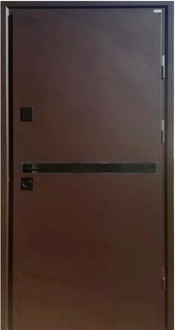 Двери входные Бастион Прайм МАКС Ескада 26 RAL 8017 / ПВХ Дуб шале корица 960х2050 мм Киев - изображение 1