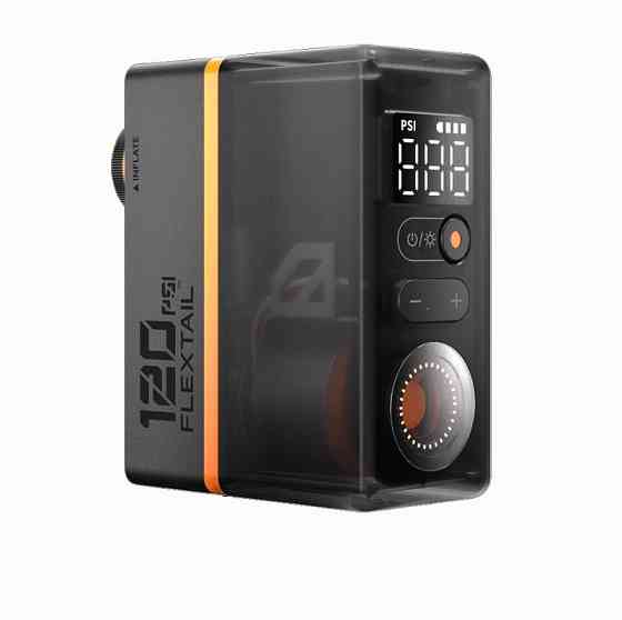 Мини насос-задняя велосипедная фара Flextail Tiny Tire Pump ACS Черный Винница