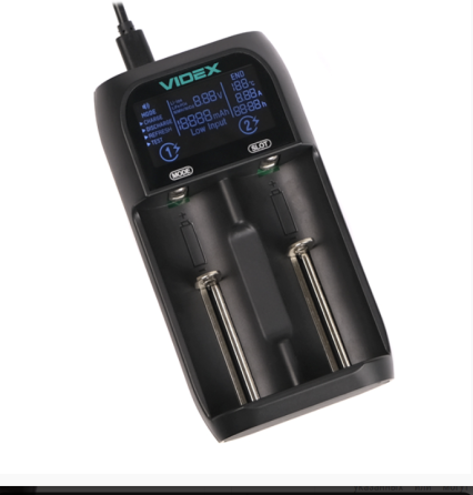 Зарядное устройство 2x18650 и др./ от USB / Videx UT201 Днепр