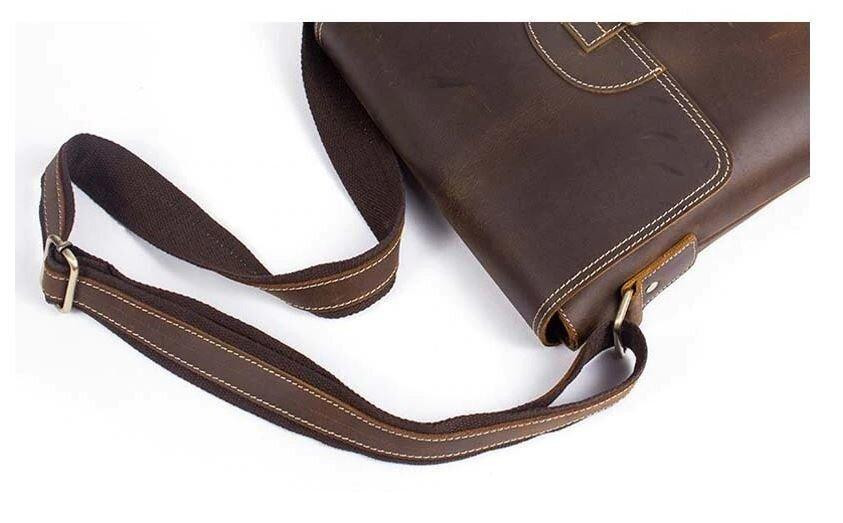 Сумка мужская Vintage 14675 Коричневая Киев - изображение 3