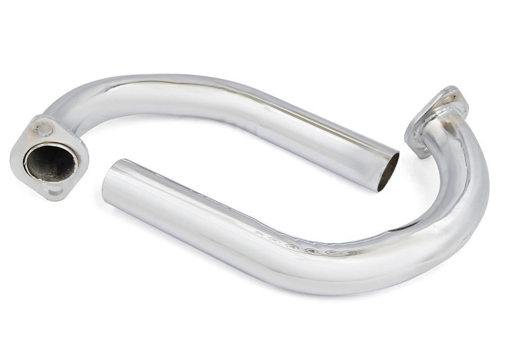 Коліно глушника ІЖ ЮПІТЕР (пара) (хром) EVO Киев - изображение 1