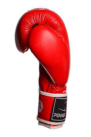 Боксерські рукавиці PowerPlay 3018 Jaguar Червоні 12 унцій Кам'янське