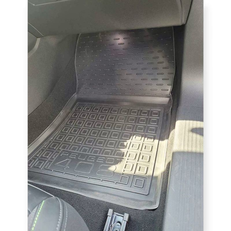 Килимки Пежо 408 2022-> mod борт 2,5см, з перемичкою салону Мукачево - фото 1