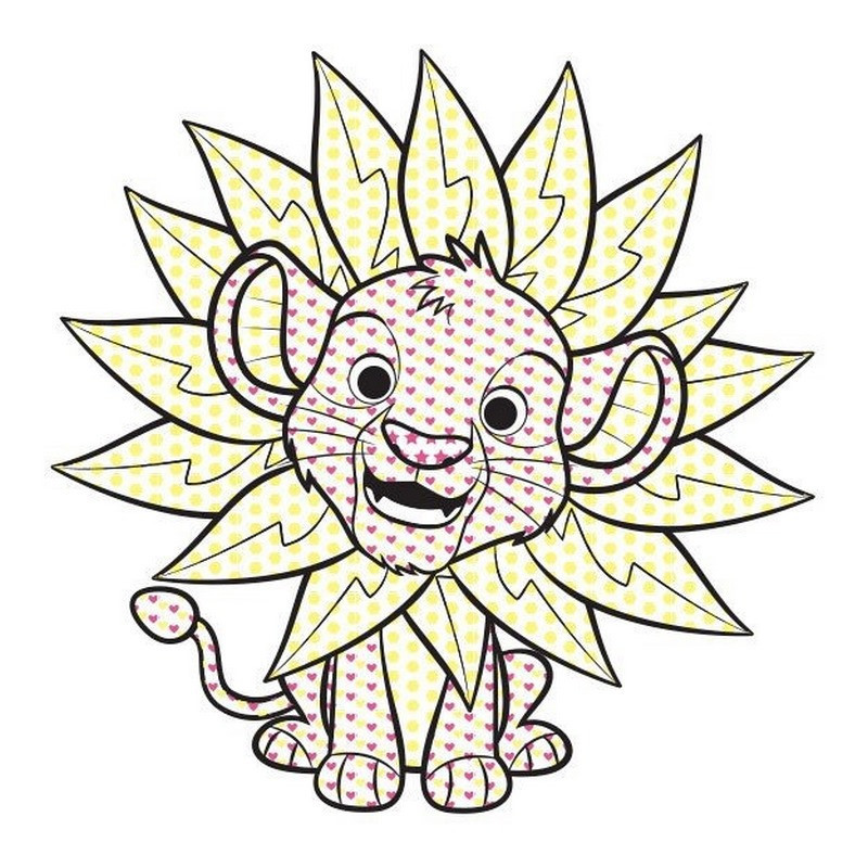 Раскраска детская Цветной буль Disney 