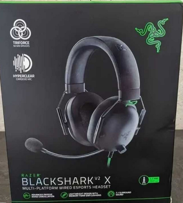 Новые! Razer BlackShark V2 X Black Харьков - изображение 8