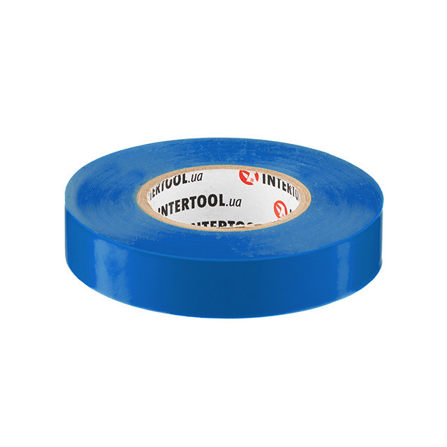 Стрічка ізоляційна 0.15мм*17мм*25м синя INTERTOOL IT-0025 Киев - изображение 2