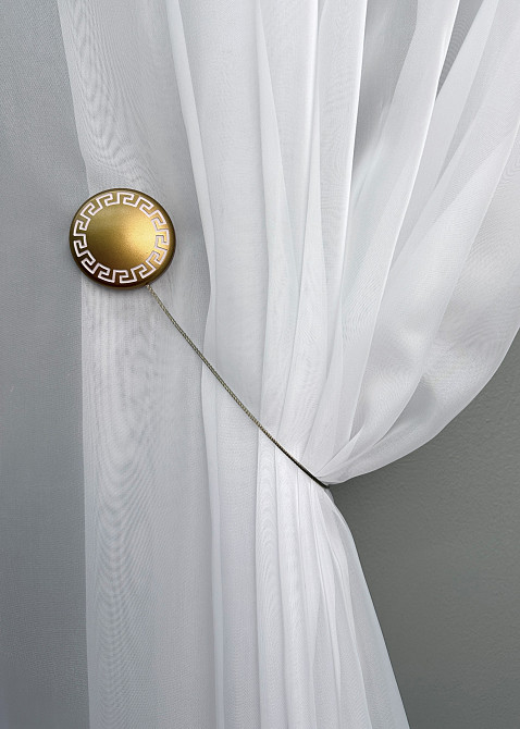 Магниты для штор и гардин Афина 2 шт Темно-золотистый (81-273) Киев - изображение 4