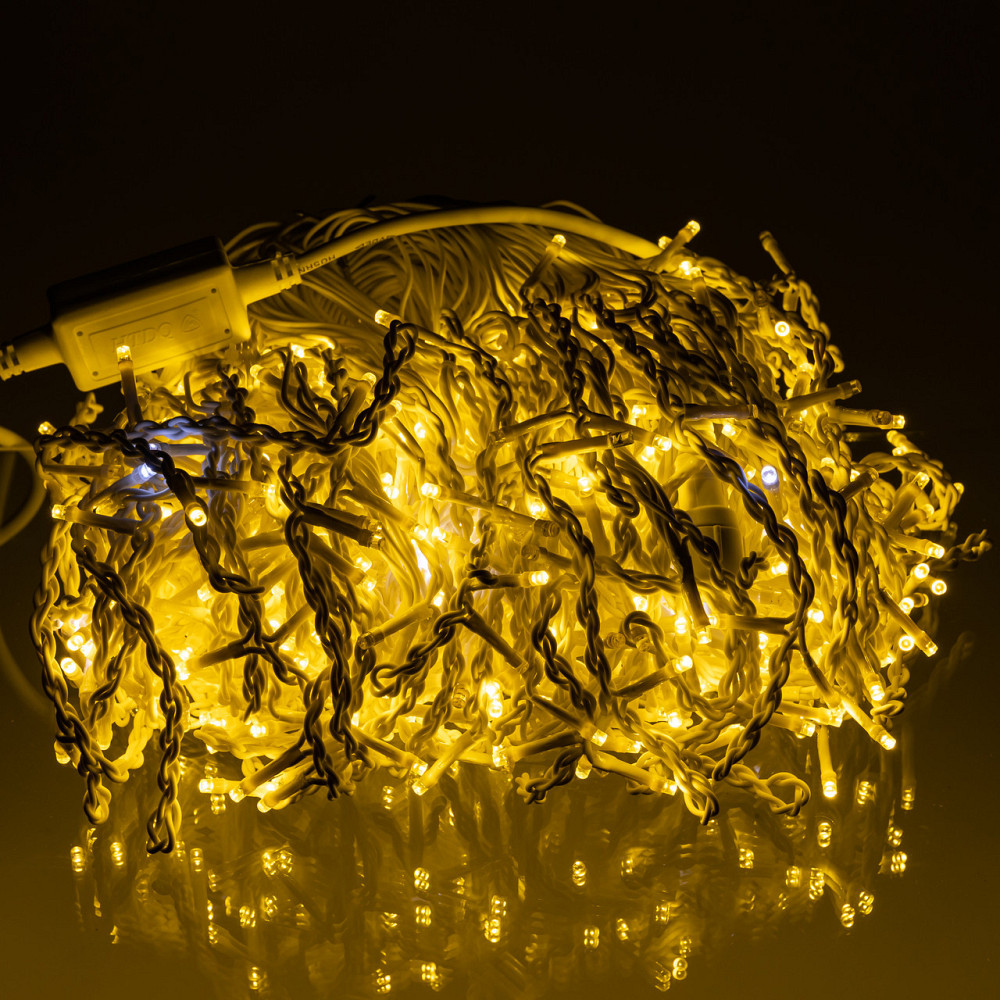 Гирлянда Бахрома 36 м, 600 LED, жовте світло Київ - фото 5