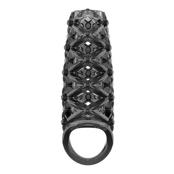 Стимулирующая насадка Meleon - Lace Locking Sleeve, PS-09 Sex Aura Киев