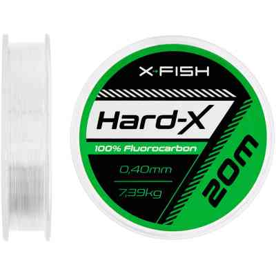 Флюорокарбон X-Fish Hard-X 20m (clear) 0.40mm 7.39kg (1917.03.88) Винница