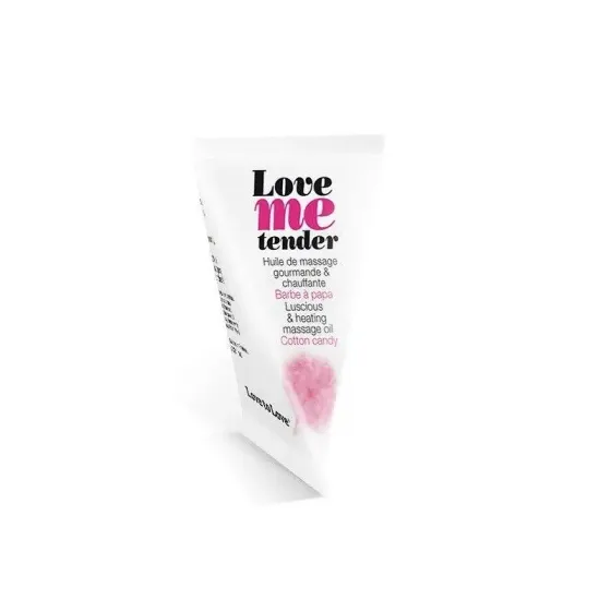 Масажна олія Love To Love - Love Me Tender, Cotton candy (10 мл), аромат цукрова вата, без парабенів Львів