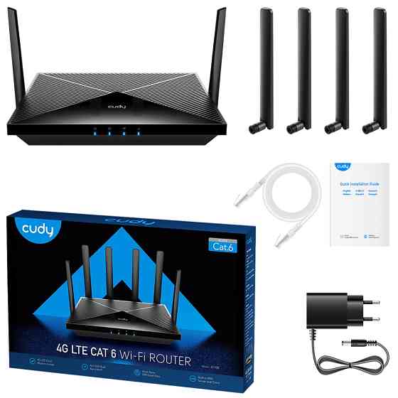 Маршрутизатор Cudy LT700, AC1200 Wi-Fi 4G LTE-Cat6 Dual Sim Gigabit Router Вінниця