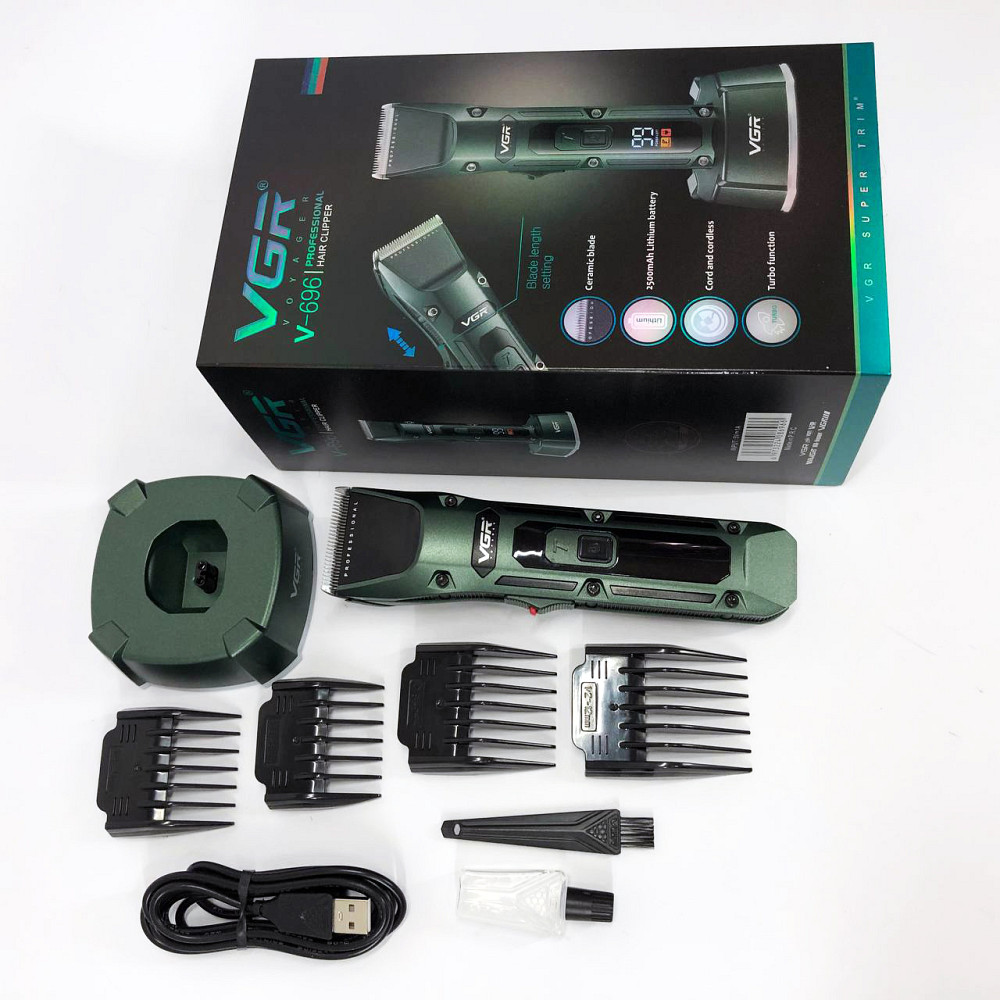 Триммер для самостоятельной стрижки волос, Машинка для стрижки окантовки Электромашинка волос VG-77 Киев - изображение 2