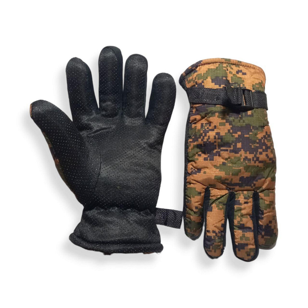 Тактичні рукавички зимові. Рукавички для полювання, риболовлі, туризму. Камуфляжні рукавички Харків - фото 5