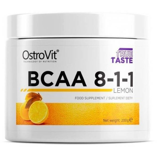 Амінокислоти OstroVit Extra Pure BCAA 8:1:1 200g (Lemon) Луцьк - фото 1