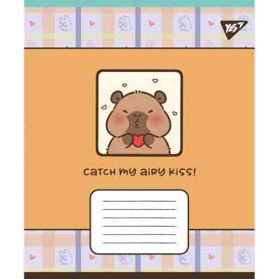 Тетрадь Yes Capy vibes А5 24 листов клетка (767955) Винница