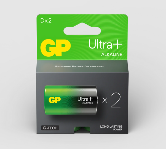 Батарейка міні бочка GP ULTRA+ Alkaline LR14 14A 1.5 V 2 шт. пч Рівне