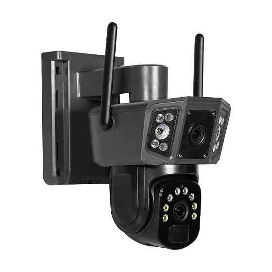 IP PTZ-відеокамера автономна з 4G та сонячною панеллю 3Mp+3Mp Light Vision VLC-9230IG/2C3S (Solar) f=4mm, на акумуляторних Киев