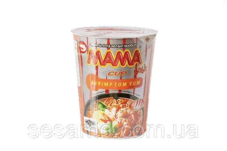 Лучшая лапша быстрого приготовления в стакане с креветкой MAMA 70 г Харьков - изображение 2