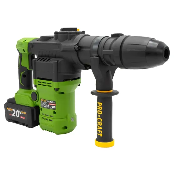 Перфоратор професійний акумуляторний 20 В безщітковий Procraft PHA50,перфоратор безщітковий SDS‑Max Li‑Ion, 7 Дж Львів