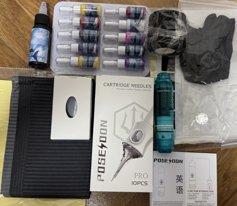 Тату набір машинка POSEIDON. Харків - фото 5