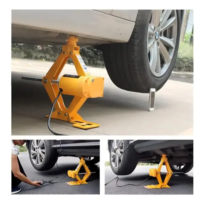 Электрический автомобильный домкрат ZS3SJ с питанием 12V от прикуривателя, подъем до 2 тонн Коломия - фото 5