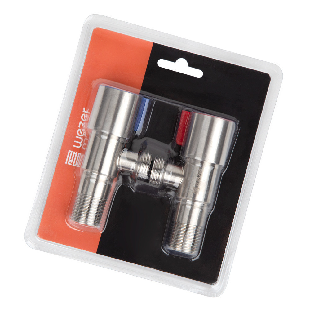 SOL22А-18-TWIN кран приладовий КОМПЛЕКТ блістер 1/2