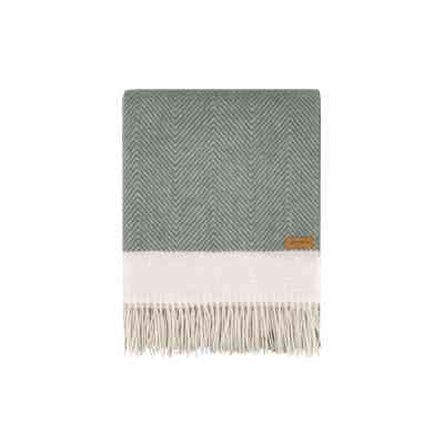 Плед Ardesto Leonardo Bianco 100% вовна 140x200 см зелений (ART0504LB) Вінниця