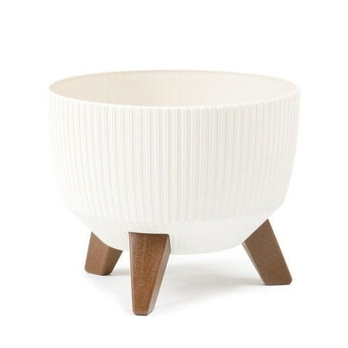 Вазон Nostalgia Bowl на ніжках 19см білий ELIF Житомир - изображение 1