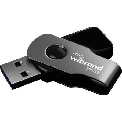 USB флеш накопитель Wibrand 256GB Lizard Black USB 3.2 (WI3.2/LI256P9B) Винница - изображение 2