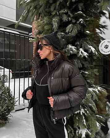 Жіночий теплий прогулянковий костюм-двійка з кантом тринитка на флісі Чорний, 46/48 Одеса