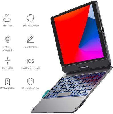Фирменный защитный чехол Waltz Magic Smart с Bluetooth клавиатурой для iPad 10.2 (2019/20/21)/pro10.5(2017)/Air 3 10.5 Днепр - изображение 8