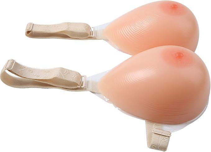 Силіконові самоклеючі протези грудей IVITA 6XL з ремінцями для бюстгальтера для підробленої мастектомії грудей Розмір F Дніпро - фото 2